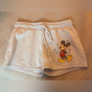 Disney Women's Light Blue Mickey Mouse Shorts
